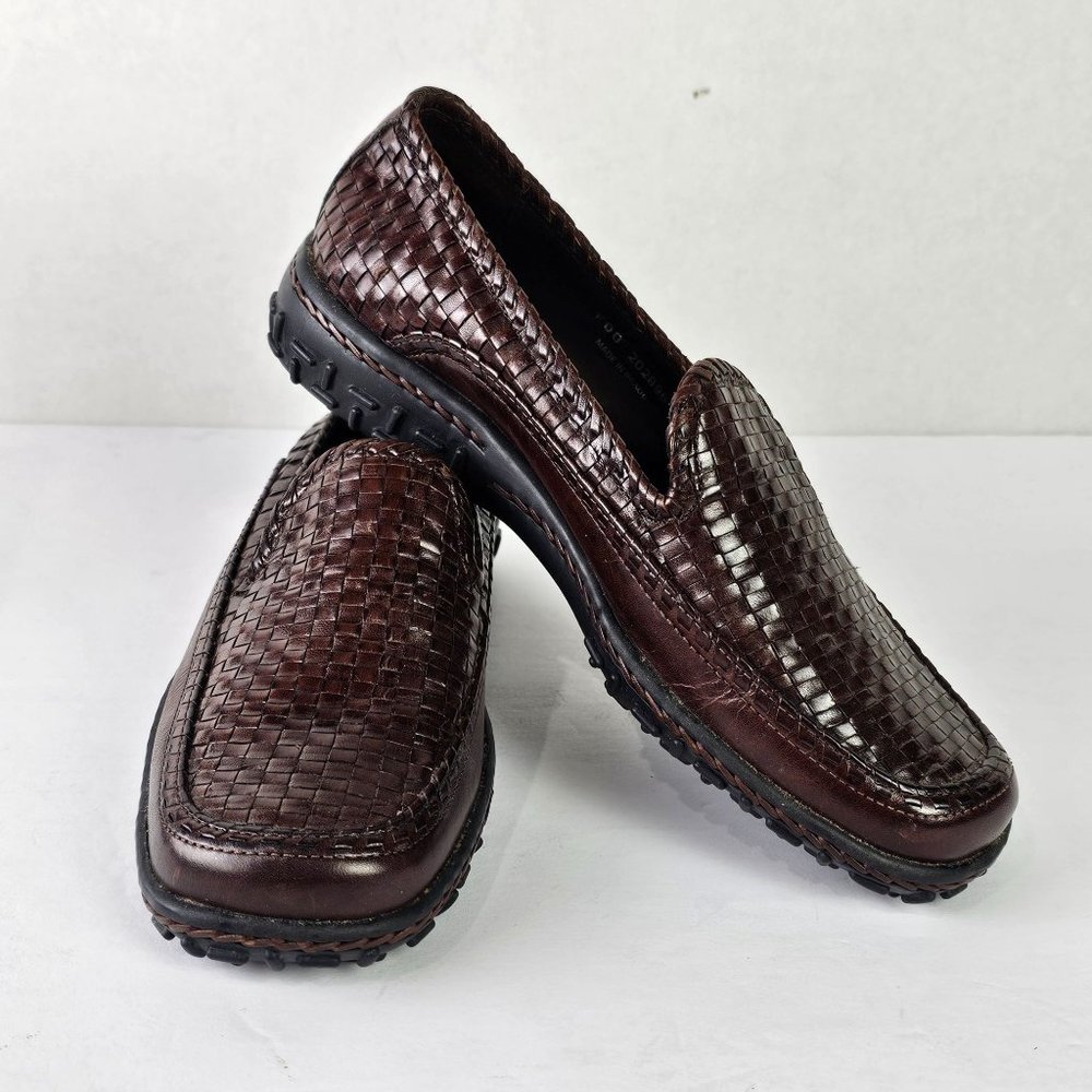 Cole Haan Women's Country Adrien F9425 Brown Leather Slip On Loafers Sz 5.5B - Picture 6 of 9